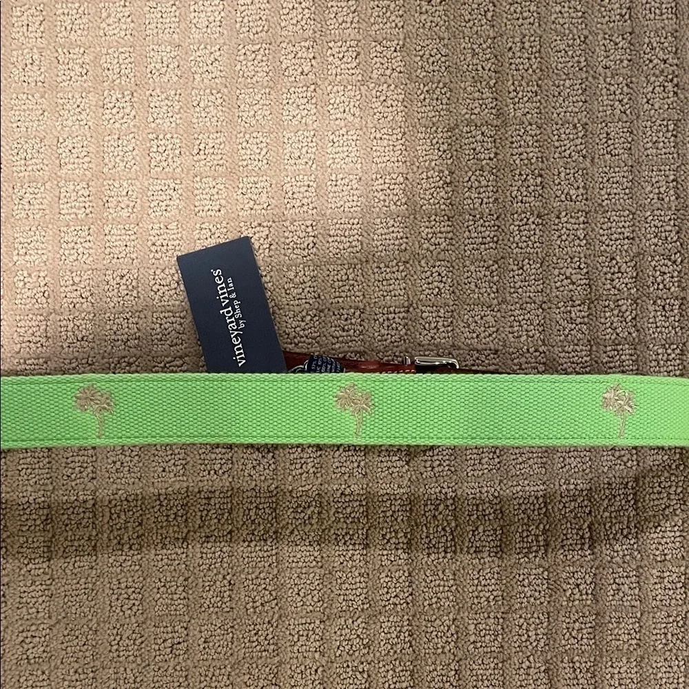 Vineyard Vines Green and Brown Belt